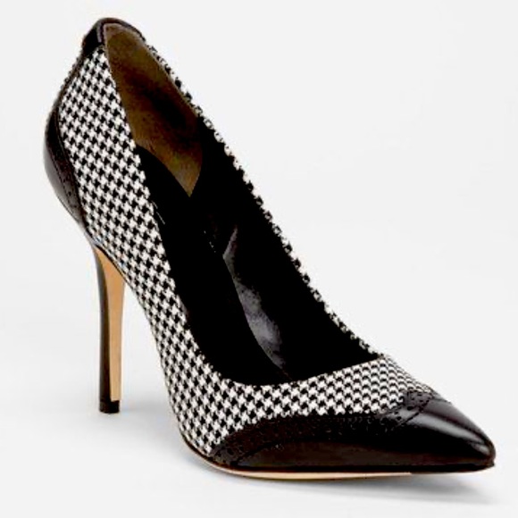 Rachel Roy Houndstooth Heel Pointy Toe Pump - Picture 4 of 11